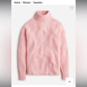 NWT Relaxed alpaca turtleneck sweater